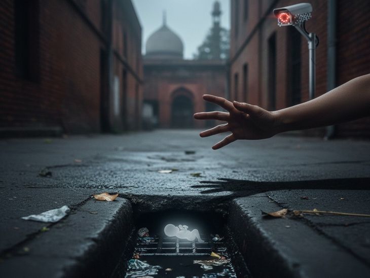 अवैध संबंधों से प्रेग्नेंट हुई युवती, भ्रूण नाली में फेंका:कमरा किराए पर लेकर कॉम्पिटिशन एग्जाम की तैयारी कर रही थी, गिरफ्तार