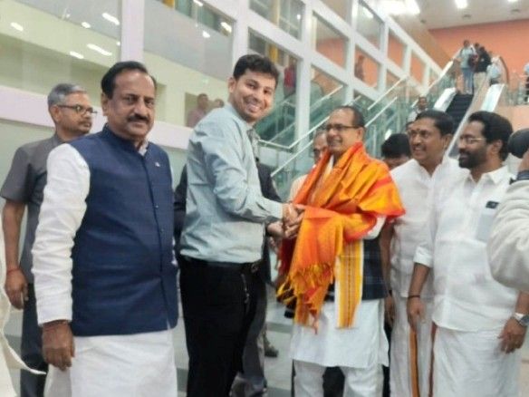 Migrant Marwaris welcomed the Union Agriculture Minister | प्रवासी मारवाड़ियों ने किया केंद्रीय कृषि मंत्री का स्वागत: बोले- कृषि से जुड़े उत्पादों पर दी जाए सब्सिडी – Pali (Marwar) News