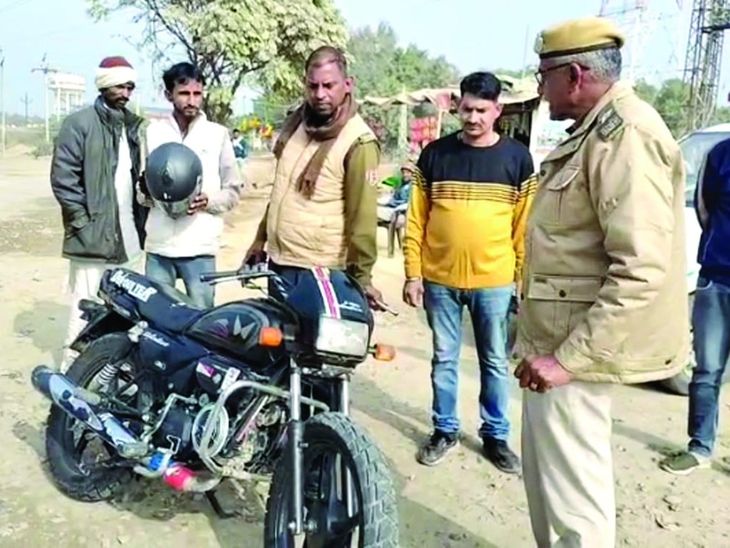 Police campaign during Road Safety Month Hanumangarh Rajasthan | सड़क सुरक्षा माह में पुलिस का अभियान: पहले समझाइश, फिर कार्रवाई; यातायात नियमों की पालना पर जोर – Hanumangarh News