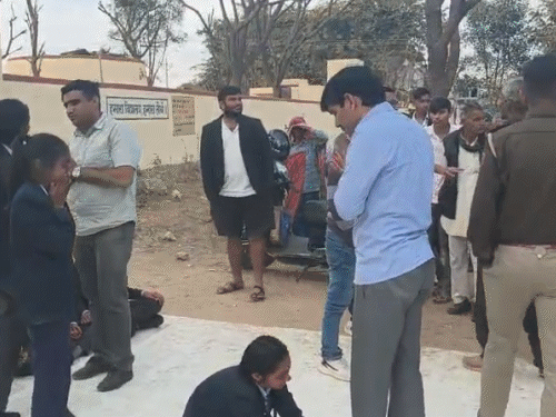 Jhunjhunu Teacher Transfer Students Protest Update