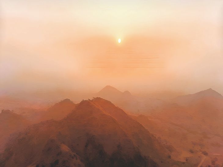 वसंती बूंदों में बरसी सर्दी:दिनभर चली ठंडी हवाएं, दिन का पारा 10 और रात का 4 डिग्री गिरा, आज भी चलेगी शीतलहर