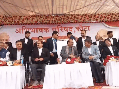 Rajasthan Kota Bar Association Elections Newly Elected Executive Oath Taking Ceremony Lok Sabha Speaker Om Birla District and Sessions Judge Satyanarayan Vyas President Bharat Singh | कोटा बार एसोसिएशन की नवनिर्वाचित कार्यकारिणी का शपथ ग्रहण: मुख्य अतिथि लोकसभा अध्यक्ष ने कहा जल्द ही नए न्यायालय भवन का निर्माण होगा – Kota News