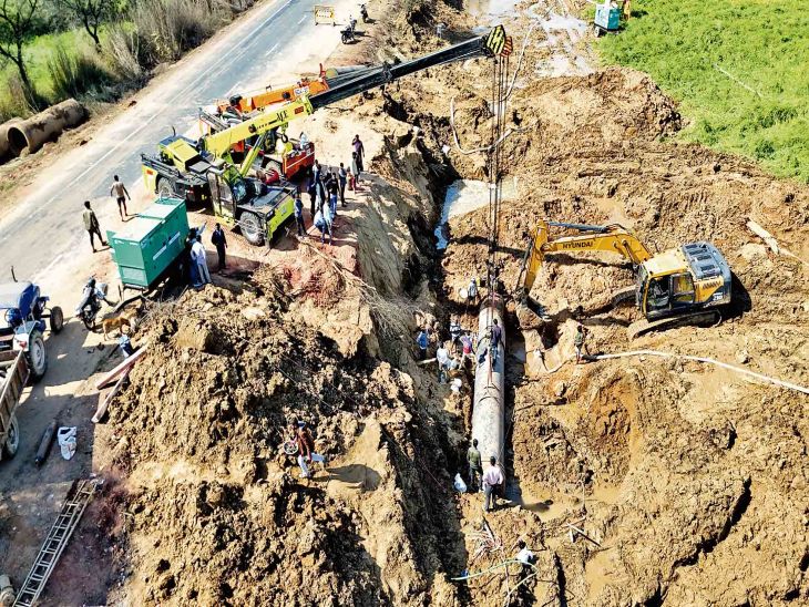 जल संकट से परेशान लोग:भरतपुर-डीग के 28 लाख लोग 5 दिन से प्यासे, कोई वैकल्पिक व्यवस्था नहीं, 2 दिन और नहीं आएगा पानी