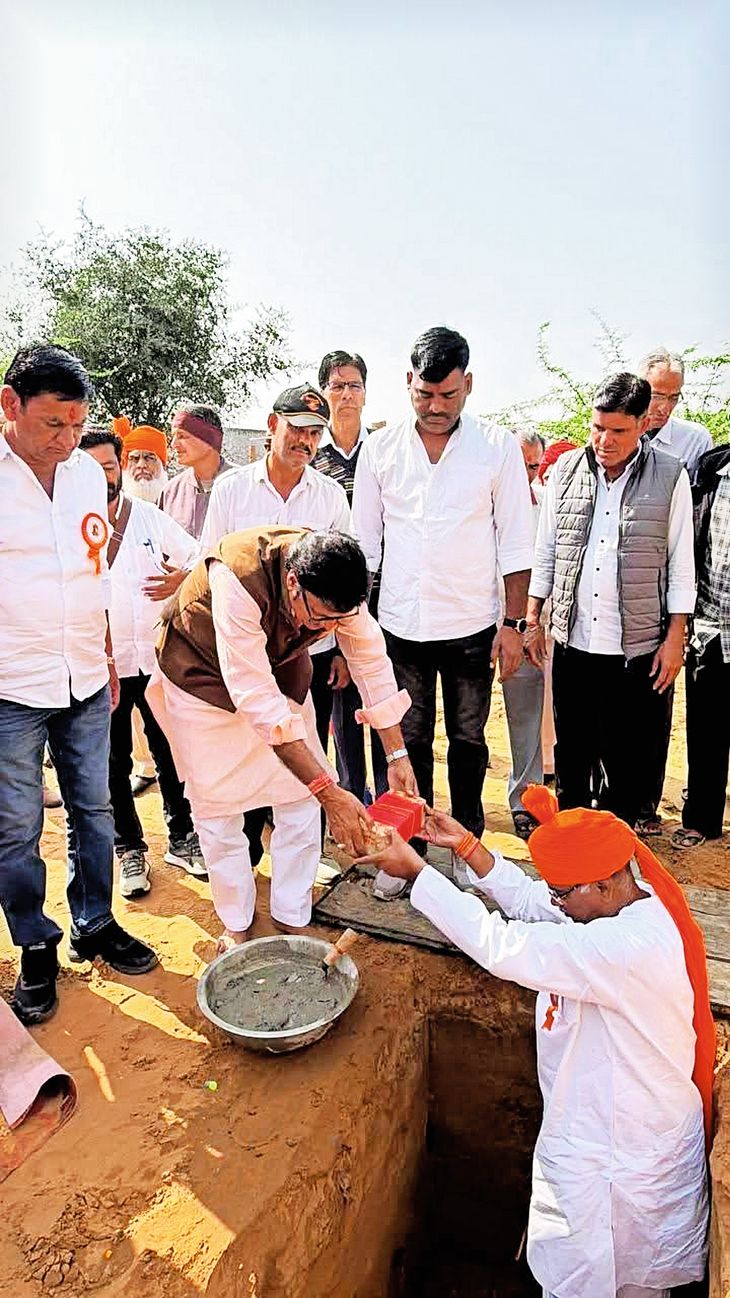 रतननगर में महाराणा प्रताप की अष्टधातु की चेतक पर सवार मूर्ति स्थापित की जाएगी, शिलान्यास किया