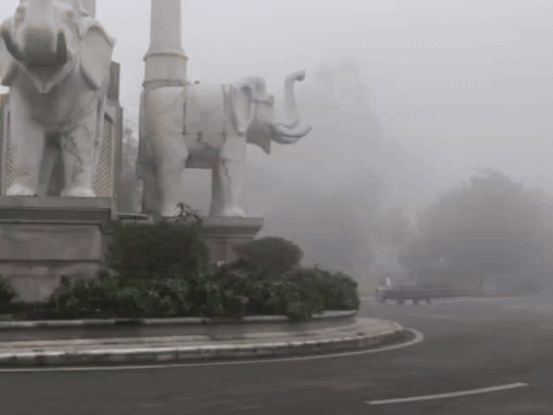 rajasthan Kota Fogged Out: Visibility Below 400m